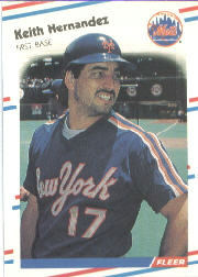 1988 Fleer Baseball Cards      136     Keith Hernandez